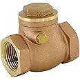 Eastman Brass Swing Check Valve, 3/4 Inch IPS, Brass Plumbing Fitting, 20423LF