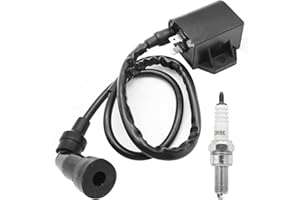 UOIENRT 3430-055 Ignition Coil and Spark Plug, Replacement for Arctic Cat 400 4X4 2003 2004 4x4 Automatic 2003 2004 4x4 LE Au