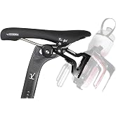 Saddle Water Bottle Holder | Triathlon Gear | Under Saddle Bottle Holder | Dual Water Bottle Cage Mount | Behind Seat Mount | Bike Water Bottle Holder | Bicycle Water Bottle Cage Holder