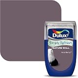 Dulux Simply Refresh Feature Wall Matt Emulsion Paint Tester Acai Berry 30ML view 1