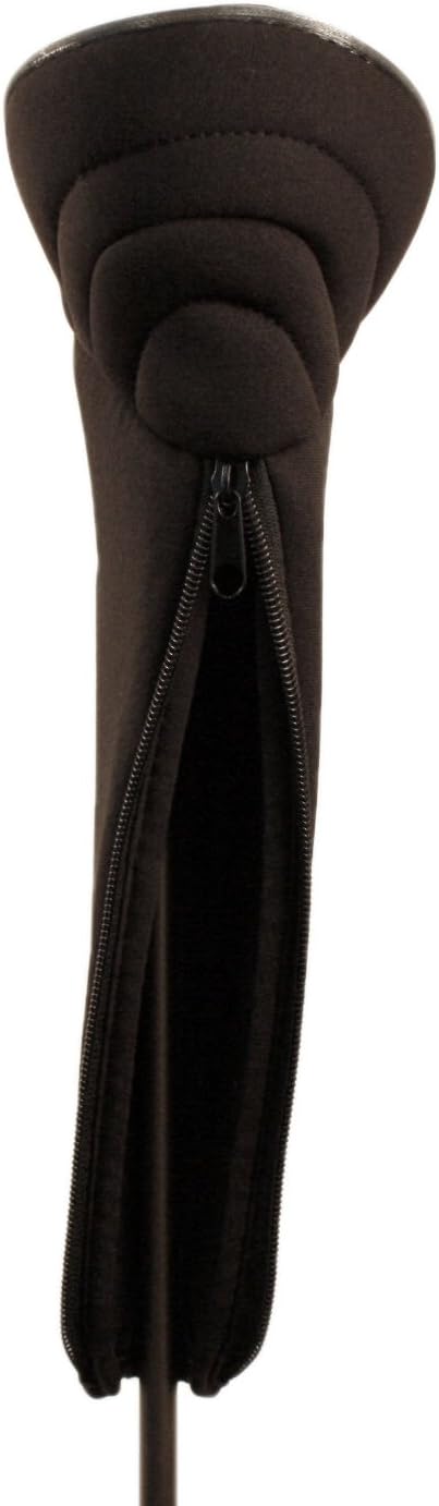 Black Golf Zipper Head Covers Driver 1 3 5 Fairway Woods Headcovers Metal Neoprene Traditional Plain Protective Covers Fits All Fairway Clubs and Drivers up to 460cc : Sports & Outdoors