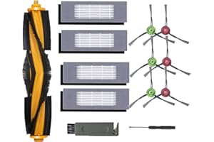 ZYBULSHJT 13 Pcs Accessories Set Replacement for Yeedi Vac/Vac Max/Vac Station/Vac 2 Pro Robot Vacuum Main Side Brush Filter Replacement Parts