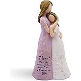 BORLESTA Birthday Gifts for Mom - Christmas Day Gifts for Mom from Daughter - Mother Gifts, Gift for Moms, Mother of The Bride Gifts, Sculpted Hand-Painted Figure (Purple)
