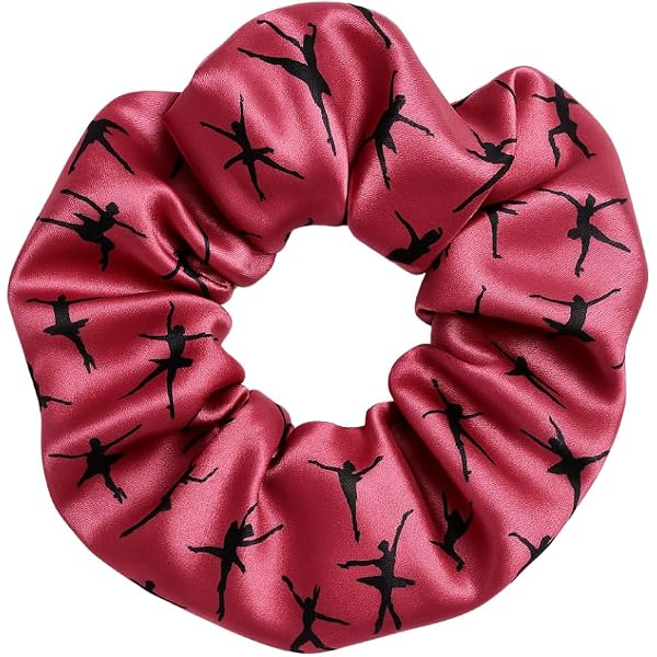 SHE'S FREE Scrunchies Mit Herz-Anhänger – Elastische Haarbänder Für Damen & Mädchen, Rosa, Vielseitig