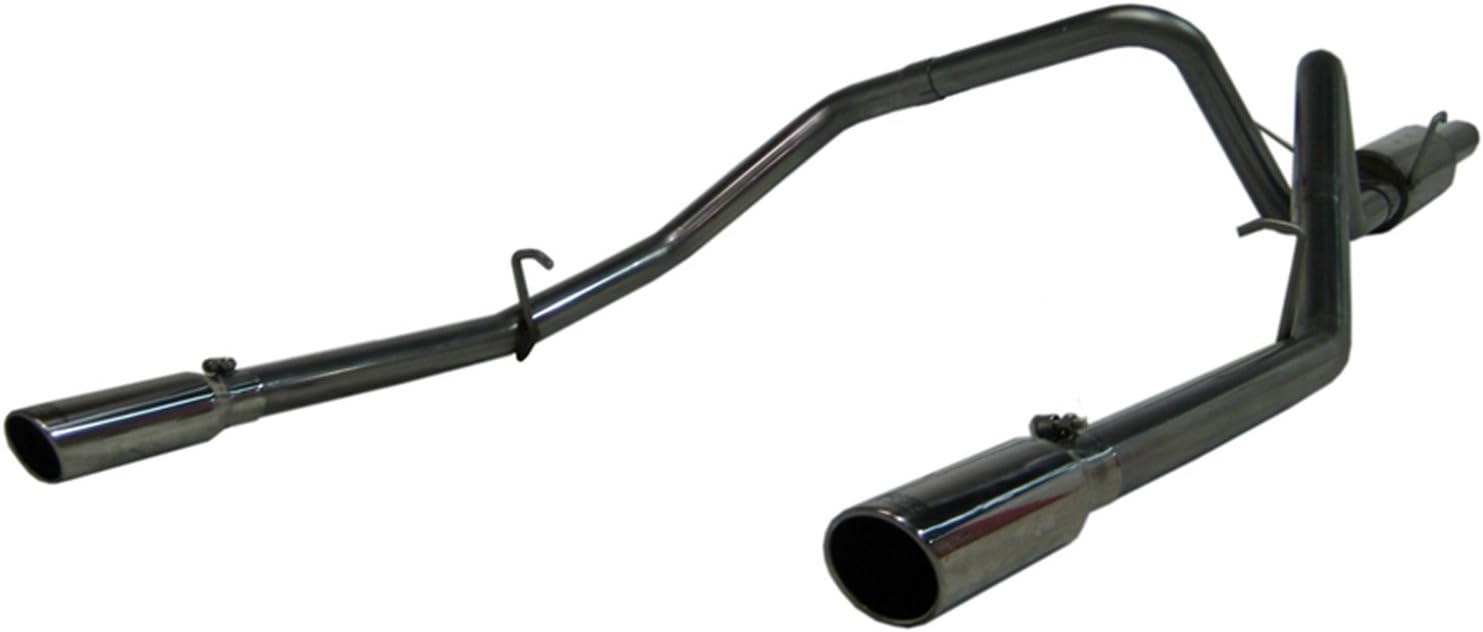 MBRP S5112409 T409-Stainless Steel Dual Split Rear Cat Back Exhaust System