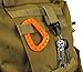 EKLORN 2pcs Nylon Velcro, Gear Keeper Pouch, can be used as Key Chain, Key Ring Holder, Compatible with Molle Bags, perfect webbing attachment strap (Black)