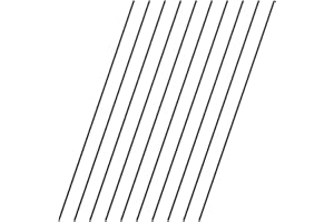 VictorsHome Carbon Fiber Rods 1mm x 200mm Solid Matte Round Bar for DIY Crafts RC Aircraft Model Car 10pcs