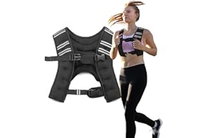 BEAUTI4U Weighted Vest for Strength Training - 11lbs - Heavy Duty Tactical Weight Vest for Fitness, CrossFit, and Endurance Workouts, Adjustable and Comfortable Design