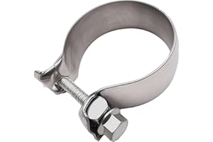 HUTUDAN Exhaust Clamp for GMC Sierra Yukon XL 2008-2024 Chevrolet Avalanche Silverado Suburban Tahoe 2009-2023 Exhaust Muffler Clamps,Replaceable Part No. 20779889
