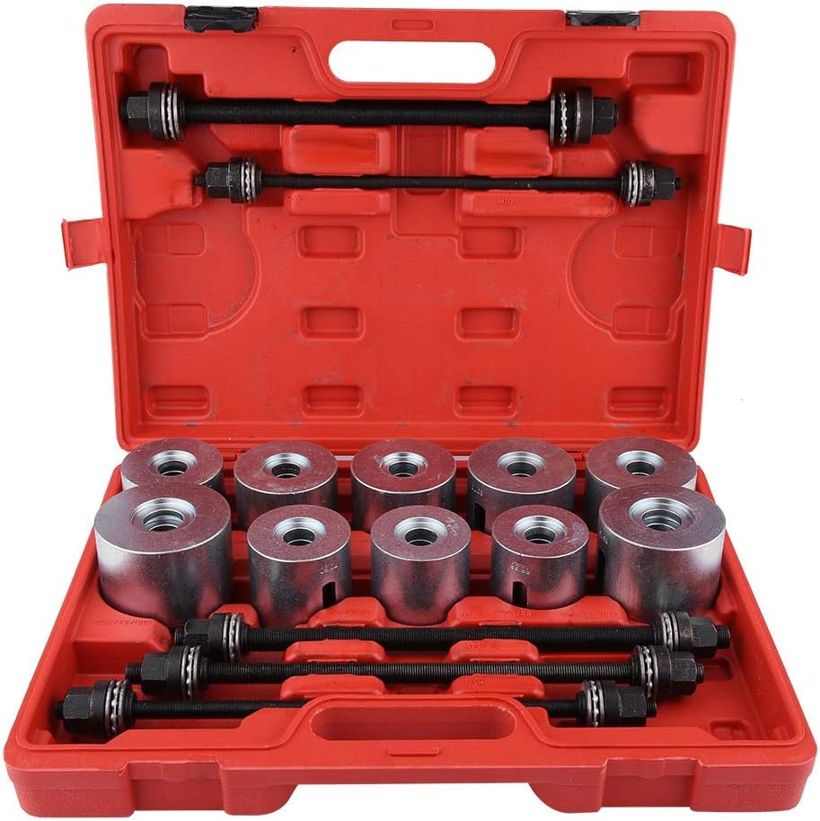 Bearing Extraction Insertion Tools Set, 27Pcs Press Pull Sleeve Kit