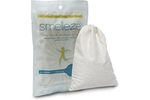 SMELLEZE Reusable Fridge & Freezer Smell Removal Pouch: Eliminates Food Odor Without Chemicals Beige