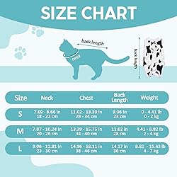 Avont Cat Recovery Suit - Kitten Onesie for Cats