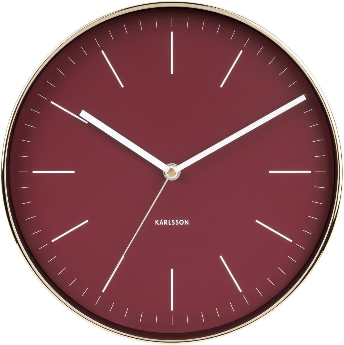 Karlsson, wall clock, Steel, Red, One Size Amazon.co.uk Kitchen & Home