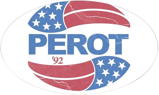Amazon Com Cafepress Ross Perot 92 Election Oval Sticker Oval