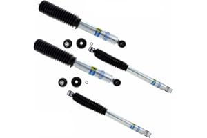 Bilstein 5100 Front 2-2.5", Rear 0-1" Lift Shocks Kit for 99-10 Chevy Silverado 1500HD 2500 2500HD 3500 3500HD 2WD / 4WD 2000 2001 2002 2003 2004 2005 2006 2007 2008 2009 2010