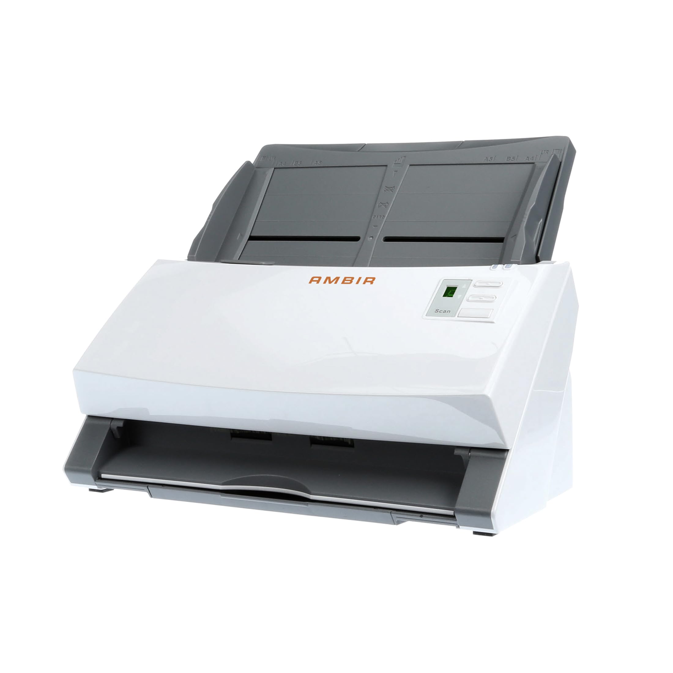Ambir Technology ImageScan Pro 340 40ppm High-Speed ADF Scanner for Windows PC and Mac, White