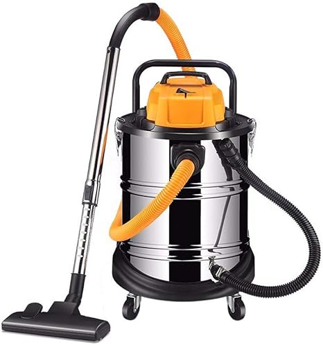 Amazon Co Jp 湿式及び乾式掃除機 サイレンサー付き1600w 50l掃除機 3イン1多機能ウェット ドライ ブローイング 屋内および屋外に適したステンレス製タンク エネルギークラスa Barir ホーム キッチン