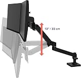Ergotron LX Pro Dual Direct Monitor Arm VESA Desk Mount Up to 27 Inches view 5