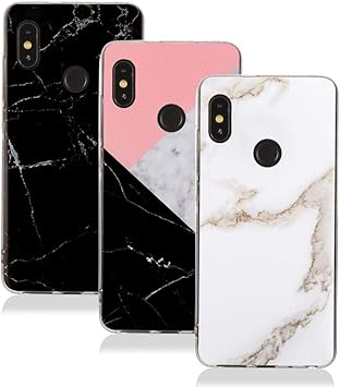 3X Funda Xiaomi Redmi Note 5, XiaoXiMi Funda Mármol Suave TPU Gel Case Cover Cáscara [Ultra-Fina] [Anti-Rasguño]: Amazon.es: Electrónica