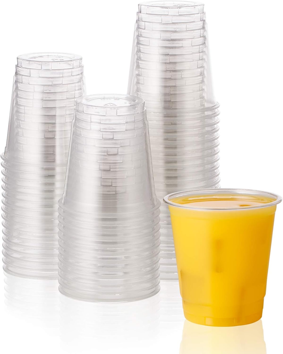 8 oz clear plastic cups with lids Clearance