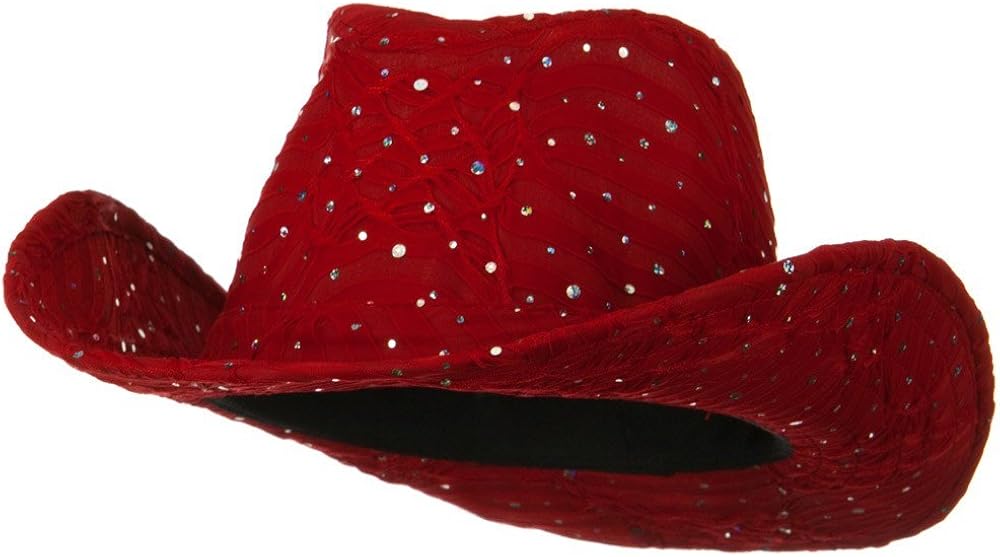 Glitter Cowboy Hat Red at Amazon Women’s Clothing store Kids Cowboy Hat