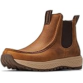SUREWAY Men's Chelsea Boots,Fashion and Comfort Driving Shoes,Leather Moc Toe Outdoor Work Boots,Slip-Resistant Outsole,EH-Rated,All-Weather Rugged Slip-On Work/Casual/Dress Boots Shoes for Men