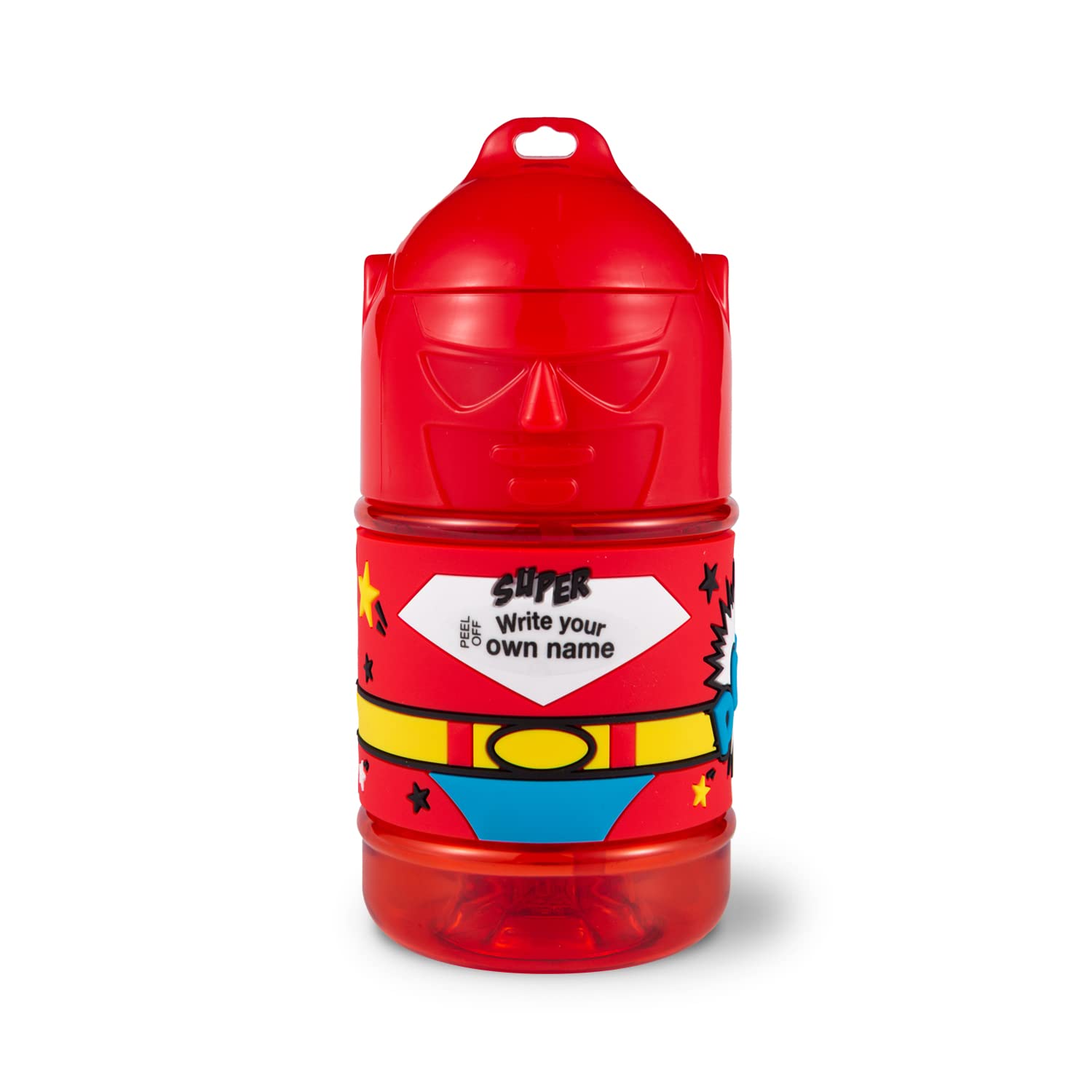 Personalised Super Drinks Bottle (Blank Male Red 2) — image 1