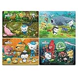 Octonauts 4 in a Box Puzzles (HandBag Case Puzzle) - 15, 24, 30, 42 Pcs