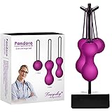 Kegel Exercise Weights Kit Ben Wa Balls - Bladder Control Pelvic Floor Exercise Vagina Tightening Vaginal Training Kit for Women and Post-Pregnancy Recover (3-Piece Set)