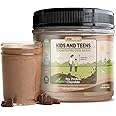 Growth Protein Shake (Chocolate Milk Flavor, Plant) Natural Growth & Development Protein Powder for Kids & Teens - Endorsed by Pediatricians - Vitamins & Minerals for Picky Eaters - Ages 5+