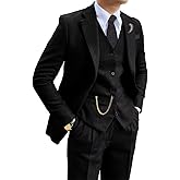 Retro Tweed Brown Men Suit 3 Piece Herringbone Slim Fit Suits Wedding Tuxedos Set Prom Jacket Blazers Vest Pants for Mens