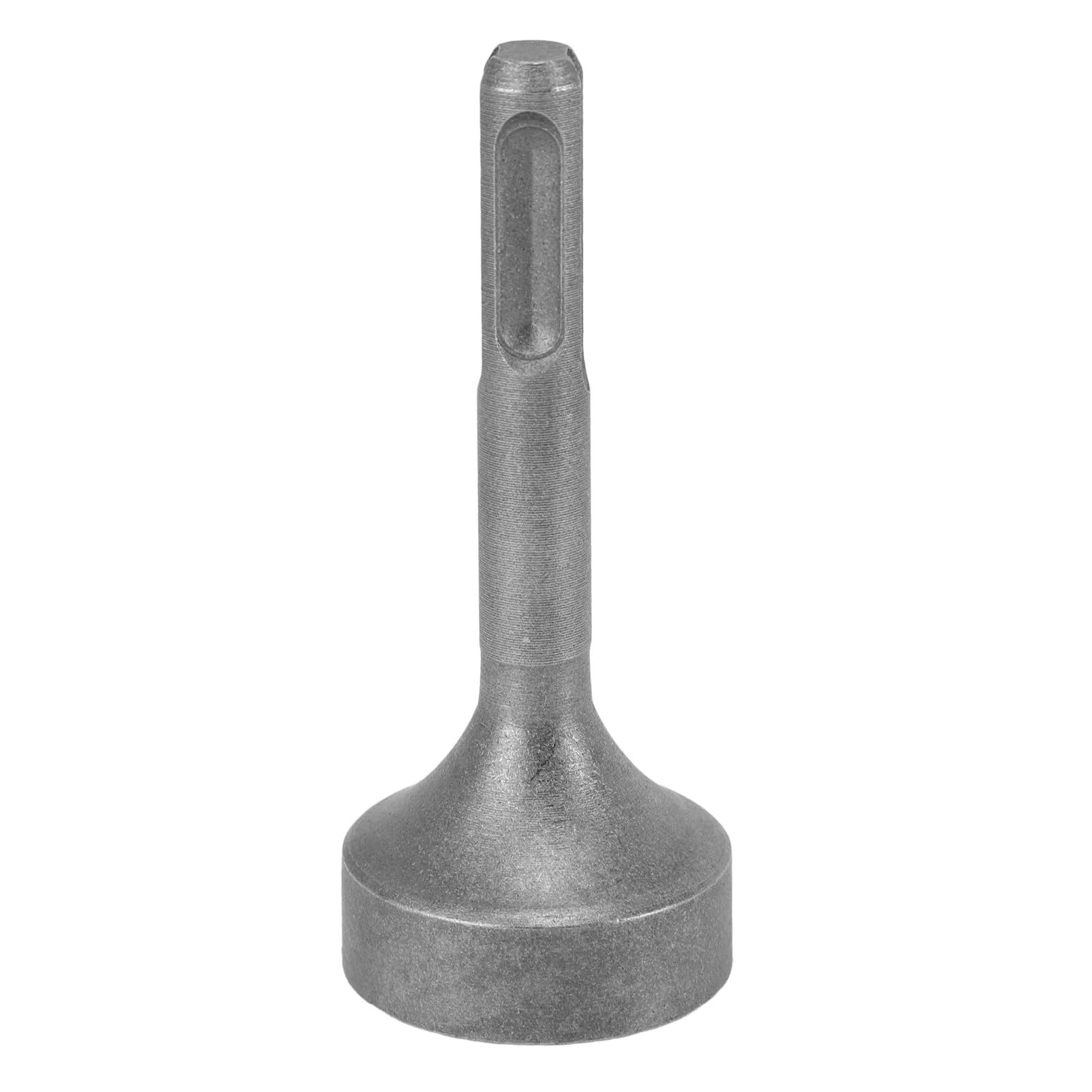 Ground Rod Driver, Steel SDS Max Shank T Post Driver Attachment Universal Drill Tools for SDS Plus Hammer Drill (Curved Surface)