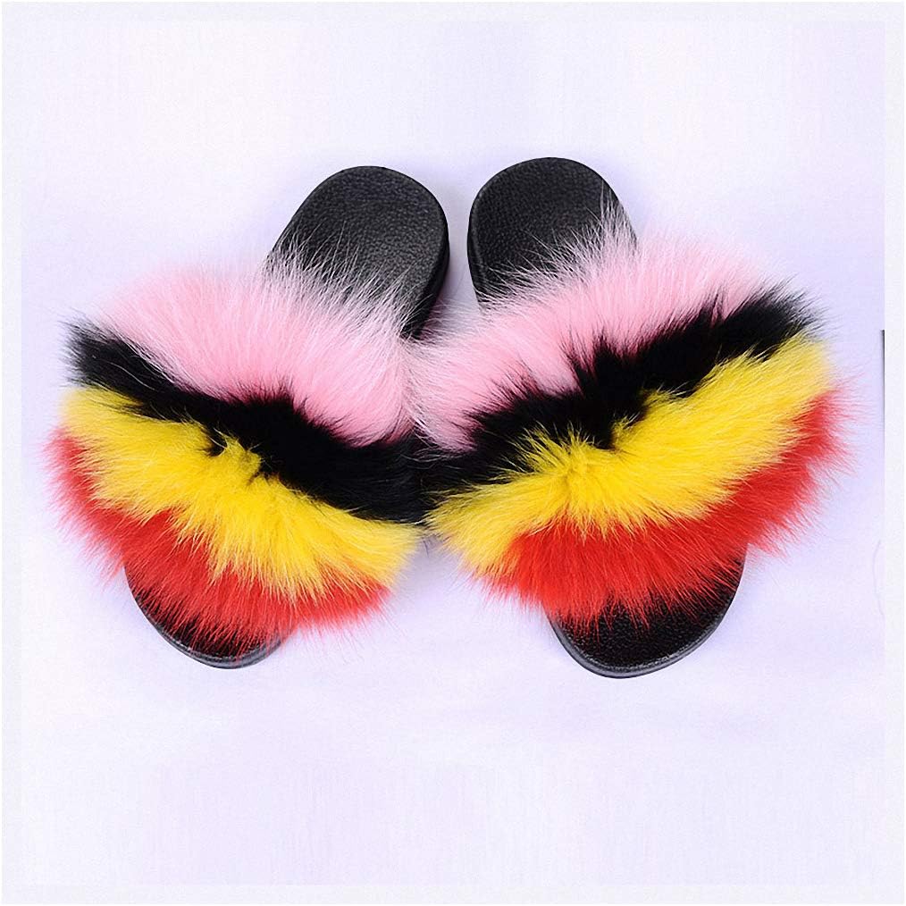 raccoon fur slides amazon