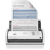 Brother ADS-1300 Compact Desktop Scanner | Scan Speeds of Up to 30ppm | Single Pass Double-Sided Scanning