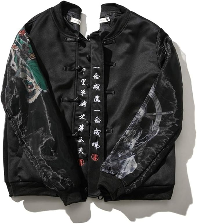 Amazon ノーブランド品 メンズ秋服ジャケットコートメンズスカジャンメンズスタジャン トップ服上着おしゃれ軽量長袖柄物カジュアルジャケットジャンパー大きいサイズメンズファッション通学日常用4xl柄2 コート ジャケット 通販