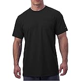 Arctic Cool Men’s Crew Neck Instant Cooling Pocket Workwear Moisture Wicking Performance UPF 50+ Short Sleeve Shirt