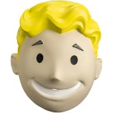 Trick or Treat Studios - Officially Licensed - Fallout - Vault Boy Injected Molded Plastic Mask - Adult Wearable