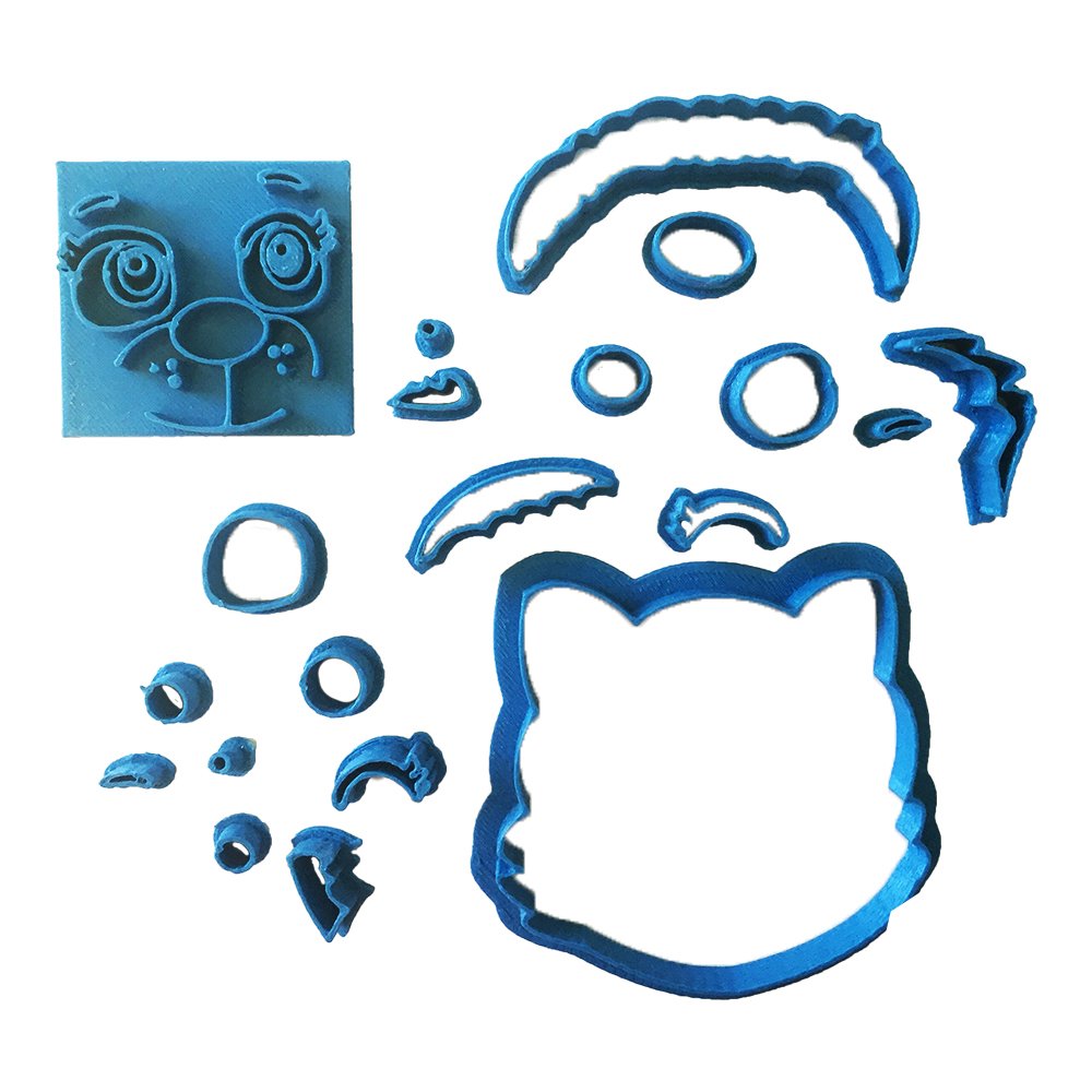 Cuticuter Paw Patrol Everest Fondant Cutter, Blue, 8 x 7 x 1.5 cm