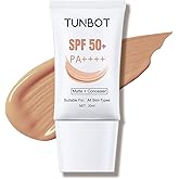 TUNBOT Long Lasting Concealer Foundation, SPF 50, Makeup to Cover Facial Imperfections, Unscented Foundation for All Skin Types (30ml)