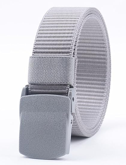 Amazon ナイロンベルト 高強度 バックル Ykk製 軽量 スポーツ アウトドア 登山 自衛隊用 戦闘 作業服 カジュアル布ベルト ファッション ウエストベルト グレー ベルト 通販
