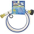 Valterra AquaFresh High Pressure Drinking Water Hose, Water Hose Hookup for RV - 1/2" x 4', White