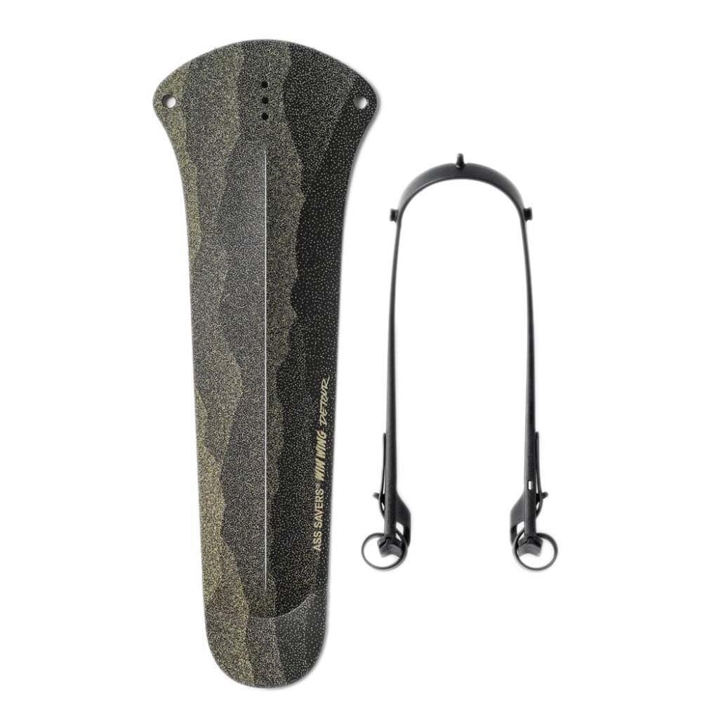 Ass Savers – Win Wing 2 Gravel - Detour, Rear Mudguard For Gravel Bikes With Black Wishbone, Tire Widths Up To 60Mm, Ultralight, Clip On, Easy Installation & Removal, Secure Mount, Swedish Design