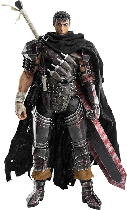 Amazon ベルセルク Guts Black Swordsman 1 6スケール Abs Pvc Pom製 塗装済み可動フィギュア フィギュア ドール 通販