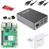 CanaKit Raspberry Pi 5 Starter Kit PRO - Aluminum (128GB Edition) (8GB RAM)