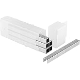 STANLEY 3/8 in (10mm) Heavy-Duty Narrow Crown Staples, 1000-Pack (TRA706T) | Heavy duty staples, fits TR100, TR200, TRE500, PHT150, PHT250, Arrow T-50, color coded case
