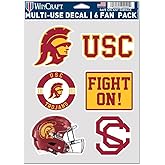 USC Trojans FOOTBALL Multi Use 6 Fan Pack