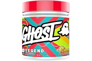 Ghost Legend V3 Pre-Workout | Caffeine, L-Citrulline, & Beta Alanine Blend for Pump, Energy, & Focus | Sugar-Free Pre-Workout