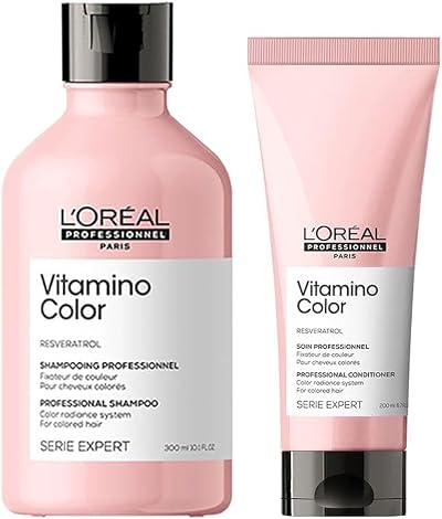 L'Oréal Professionnel Vitamino Color Shampoo 300ml & Conditioner 200ml Duo