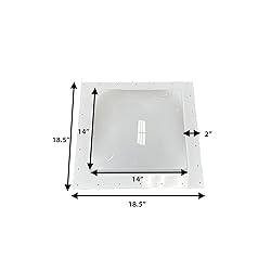 RV Outer Skylight - 14"x14" White