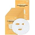 I DEW CARE Real Herb Calendula Sheet Mask - Hot As Sheet | Brightening and Calming for Dry Skin with Calendula Flower Extract, 2% Niacinamide, 10EA